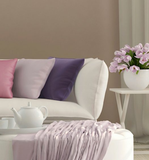 decoración con colores pastel